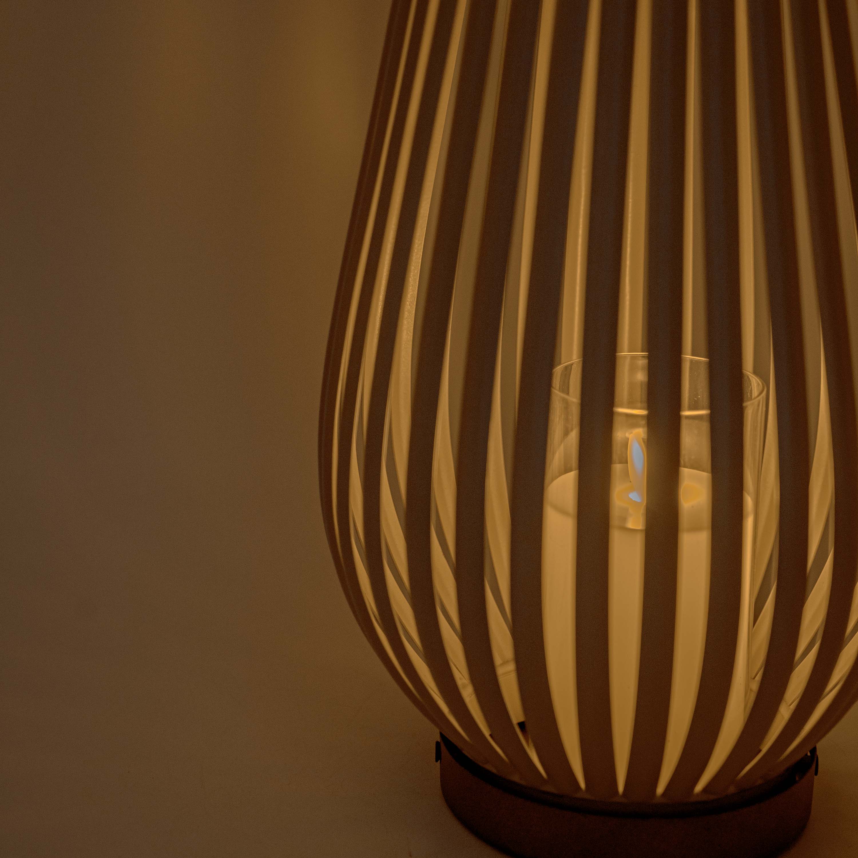 LUMINARA TABLE TOP LANTERN WITH HANDLE