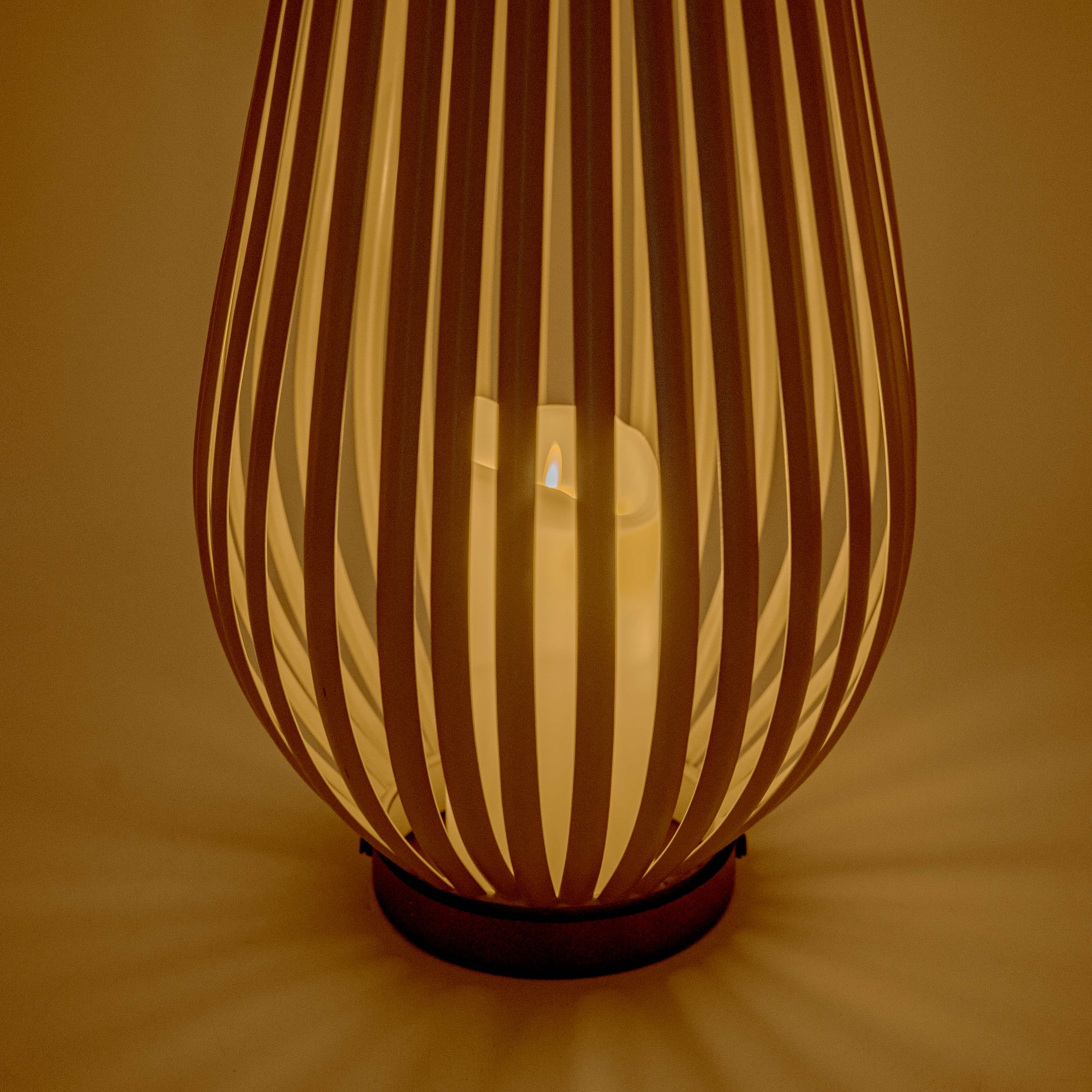 LUMINARA TABLE TOP LANTERN WITH HANDLE