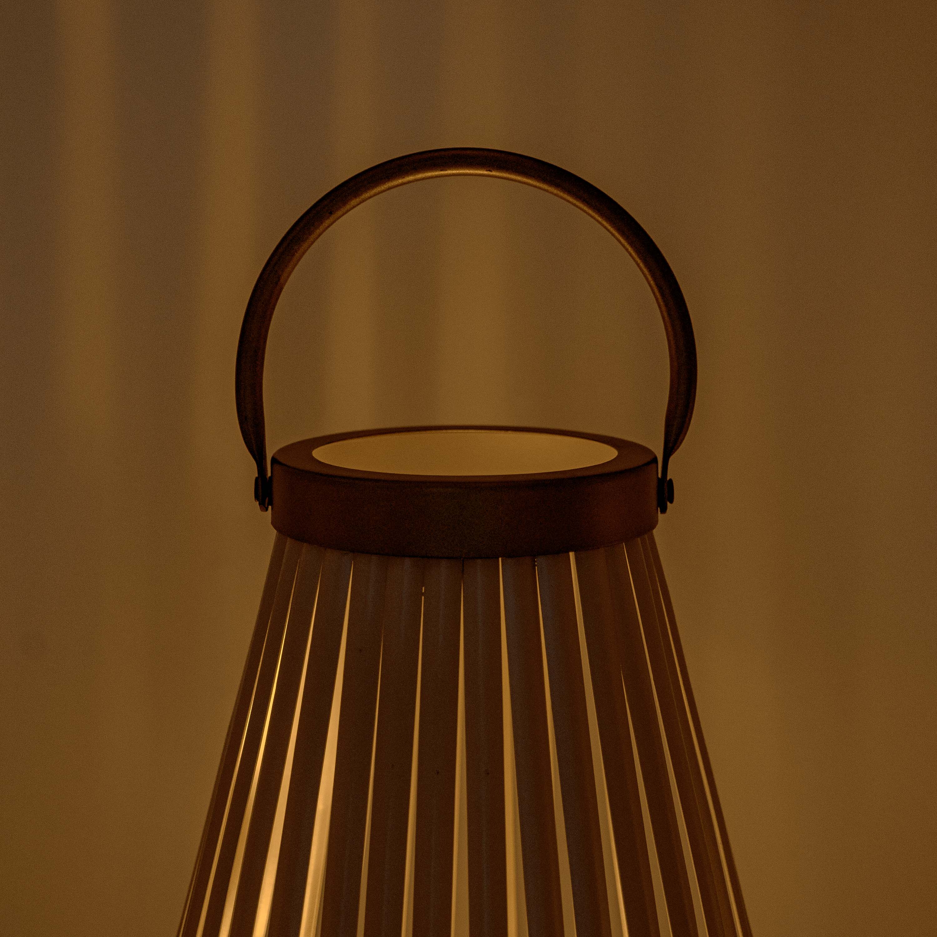 LUMINARA TABLE TOP LANTERN WITH HANDLE