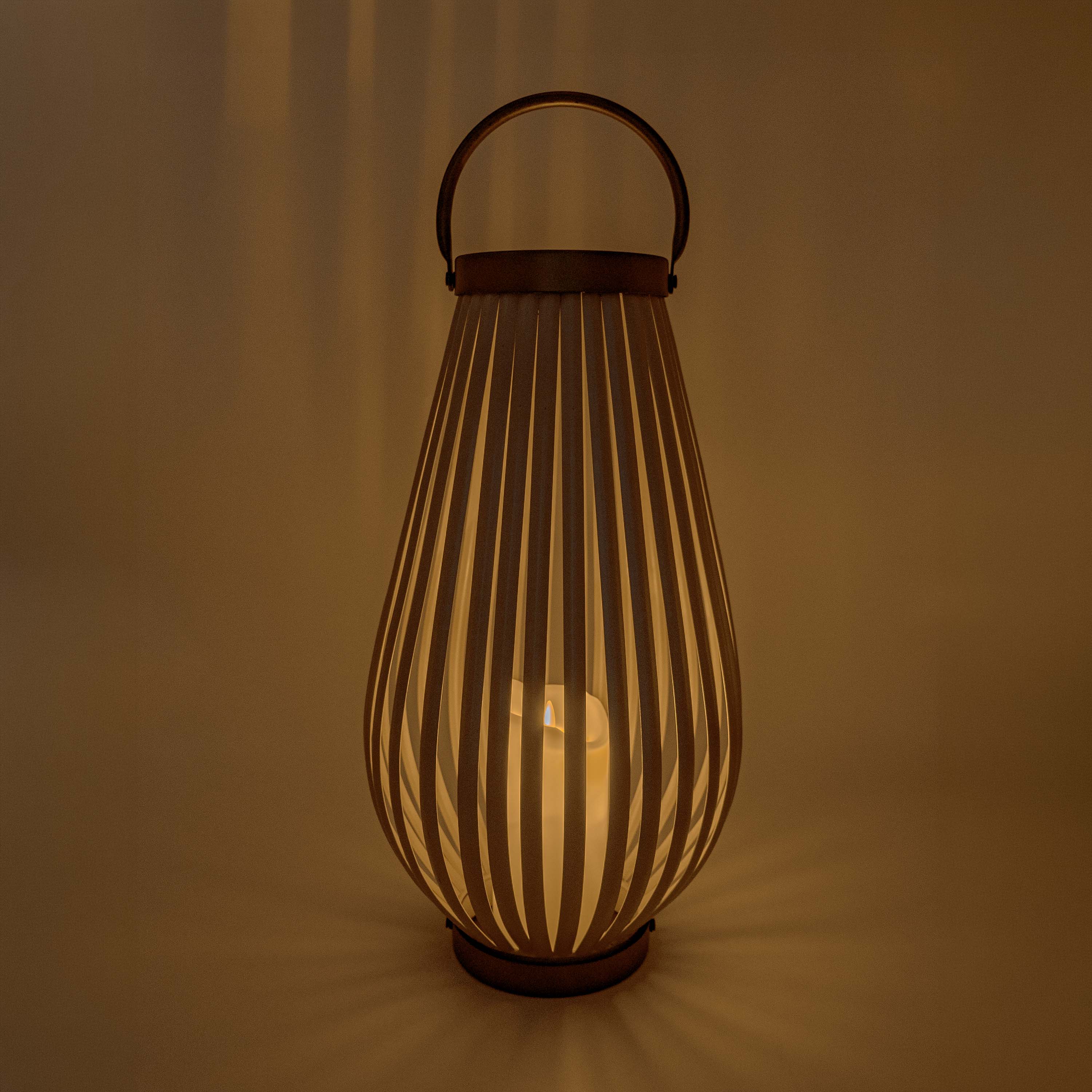 LUMINARA TABLE TOP LANTERN WITH HANDLE