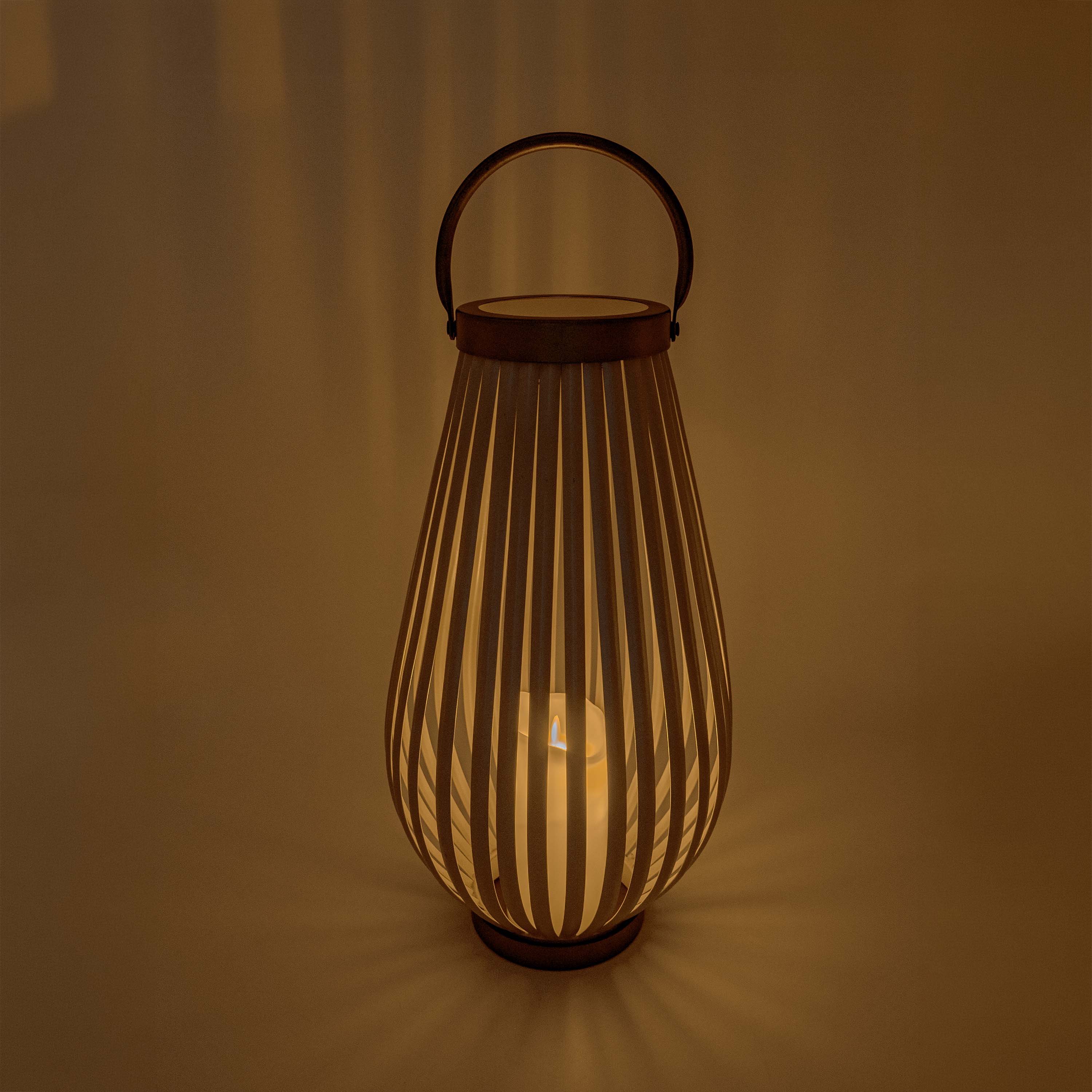 LUMINARA TABLE TOP LANTERN WITH HANDLE