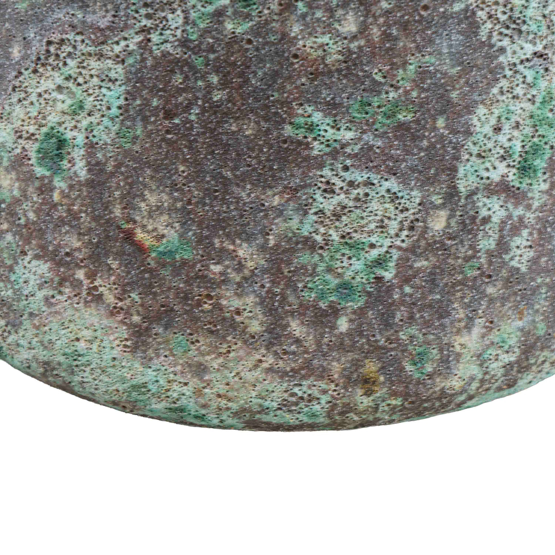 Green Bubbled Ceramic Pot