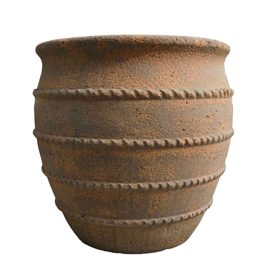 Natural Spiral Ceramic Pot