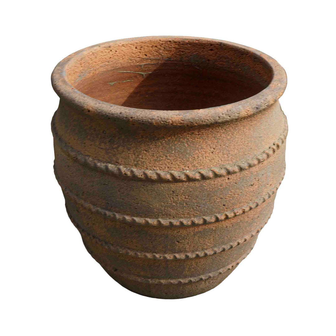 Natural Spiral Ceramic Pot
