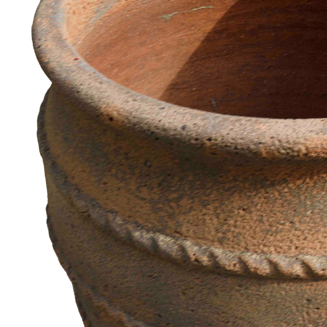 Natural Spiral Ceramic Pot
