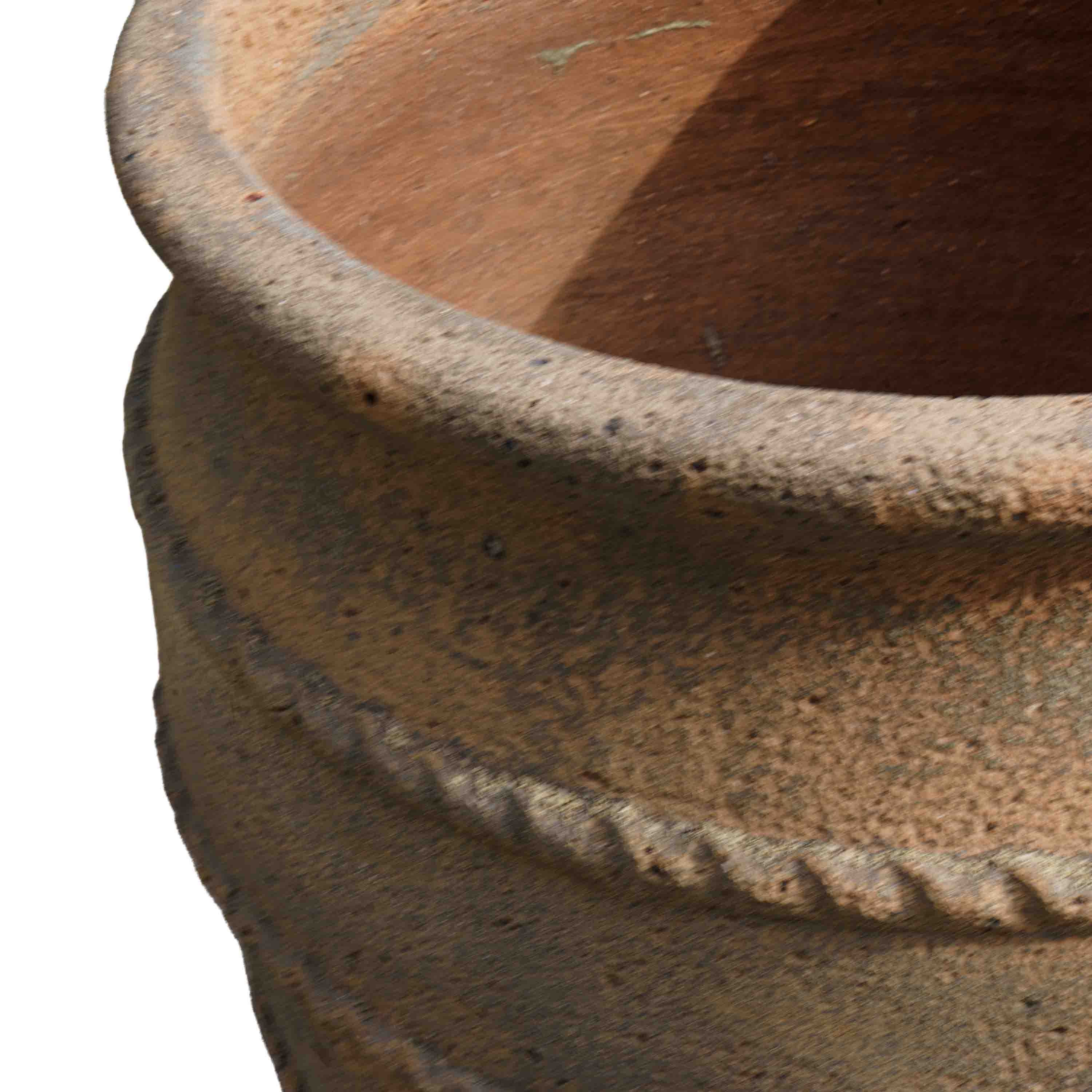 Natural Spiral Ceramic Pot