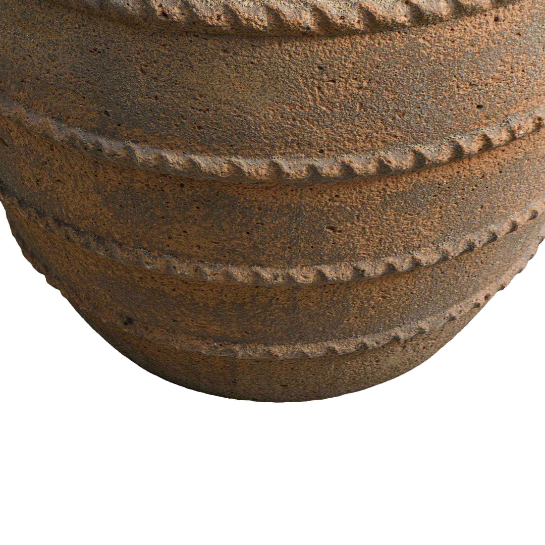 Natural Spiral Ceramic Pot