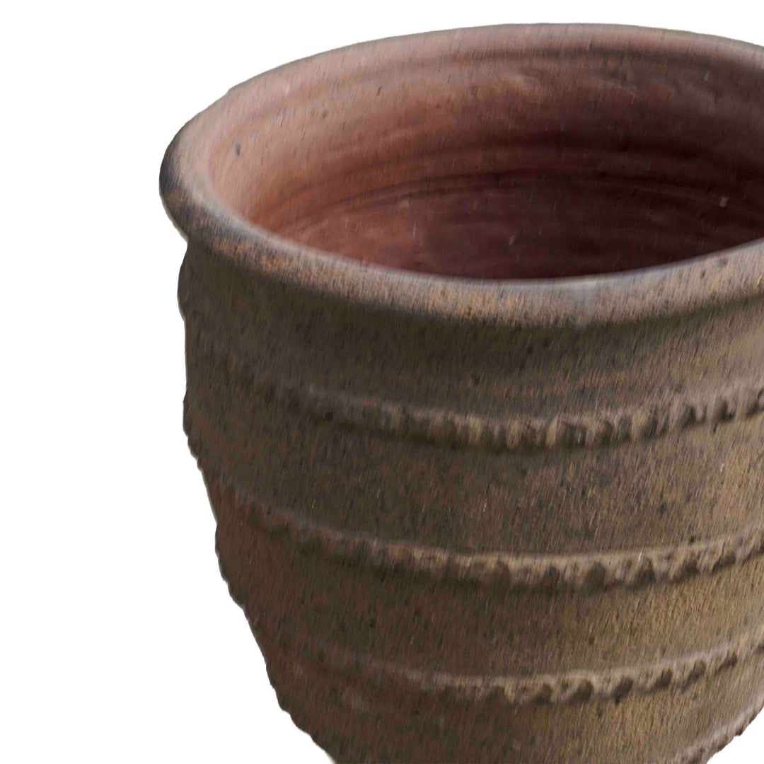 Natural Spiral Ceramic Pot