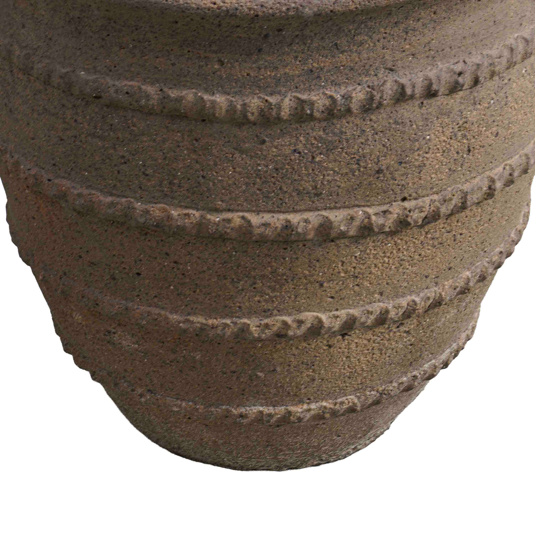 Natural Spiral Ceramic Pot