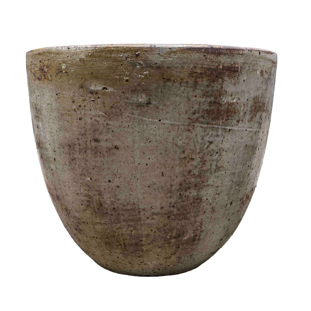 Smokey Grey Ceramic Pot