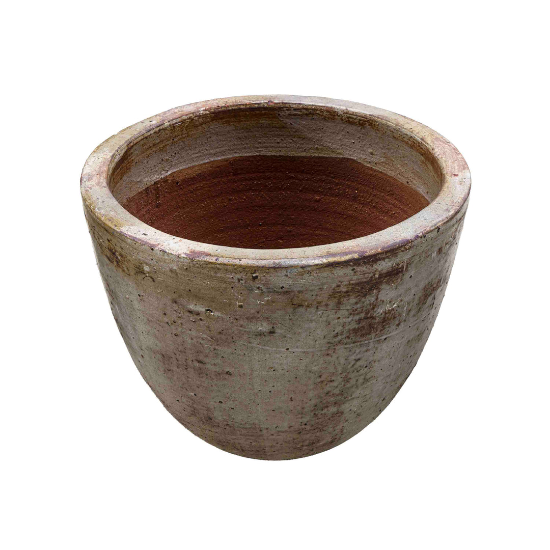 Smokey Grey Ceramic Pot
