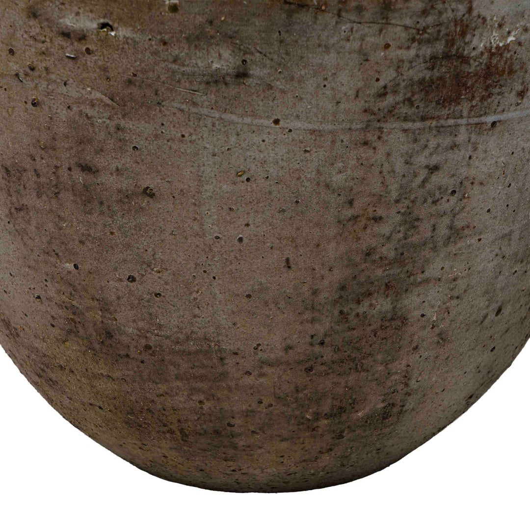 Smokey Grey Ceramic Pot