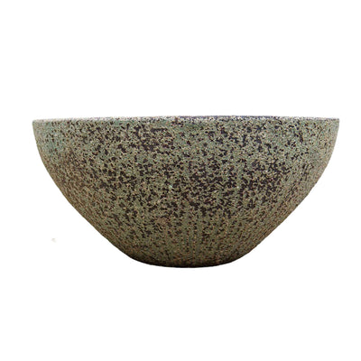 Wide Grey Ceramic Pot