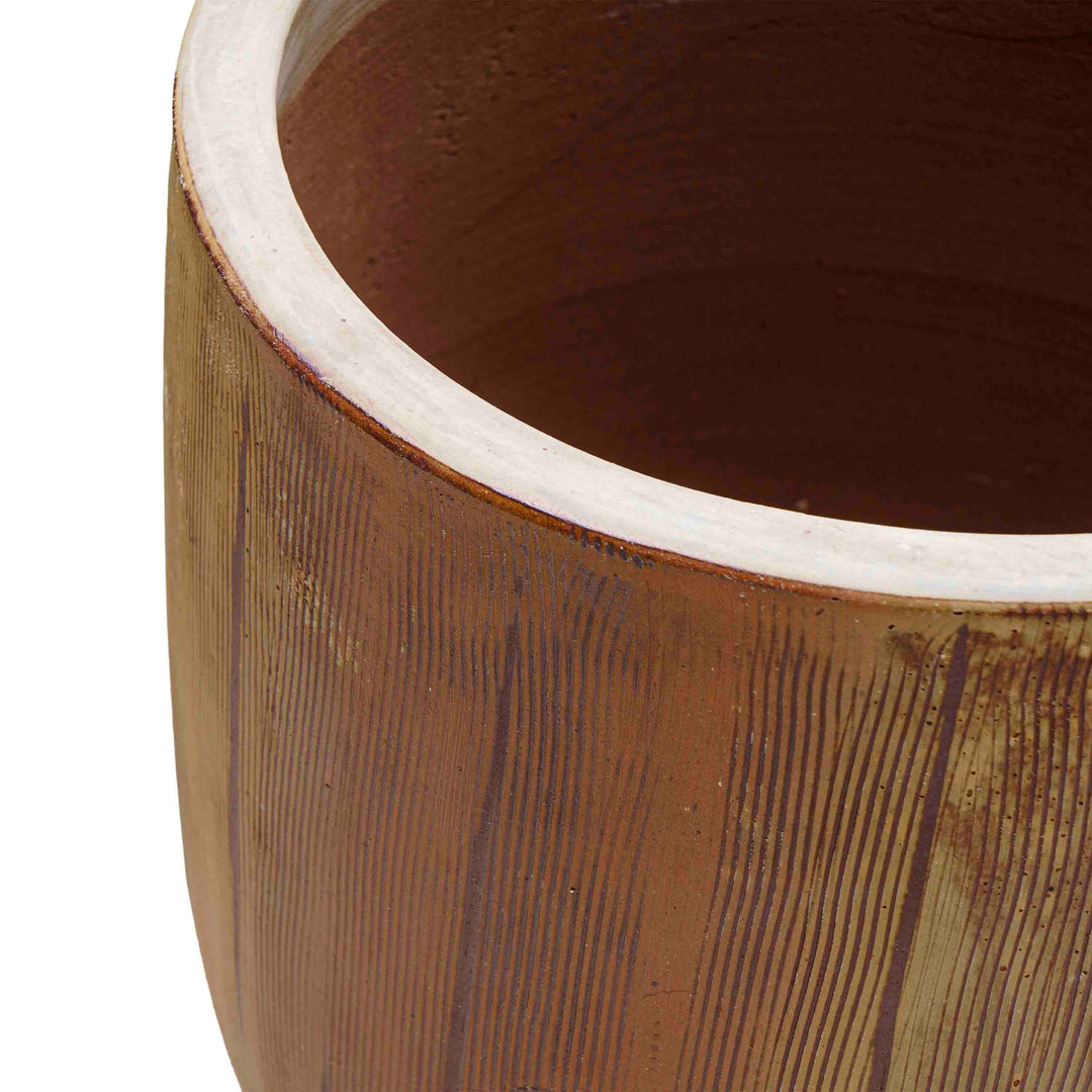 Brown Antique Ceramic Pot