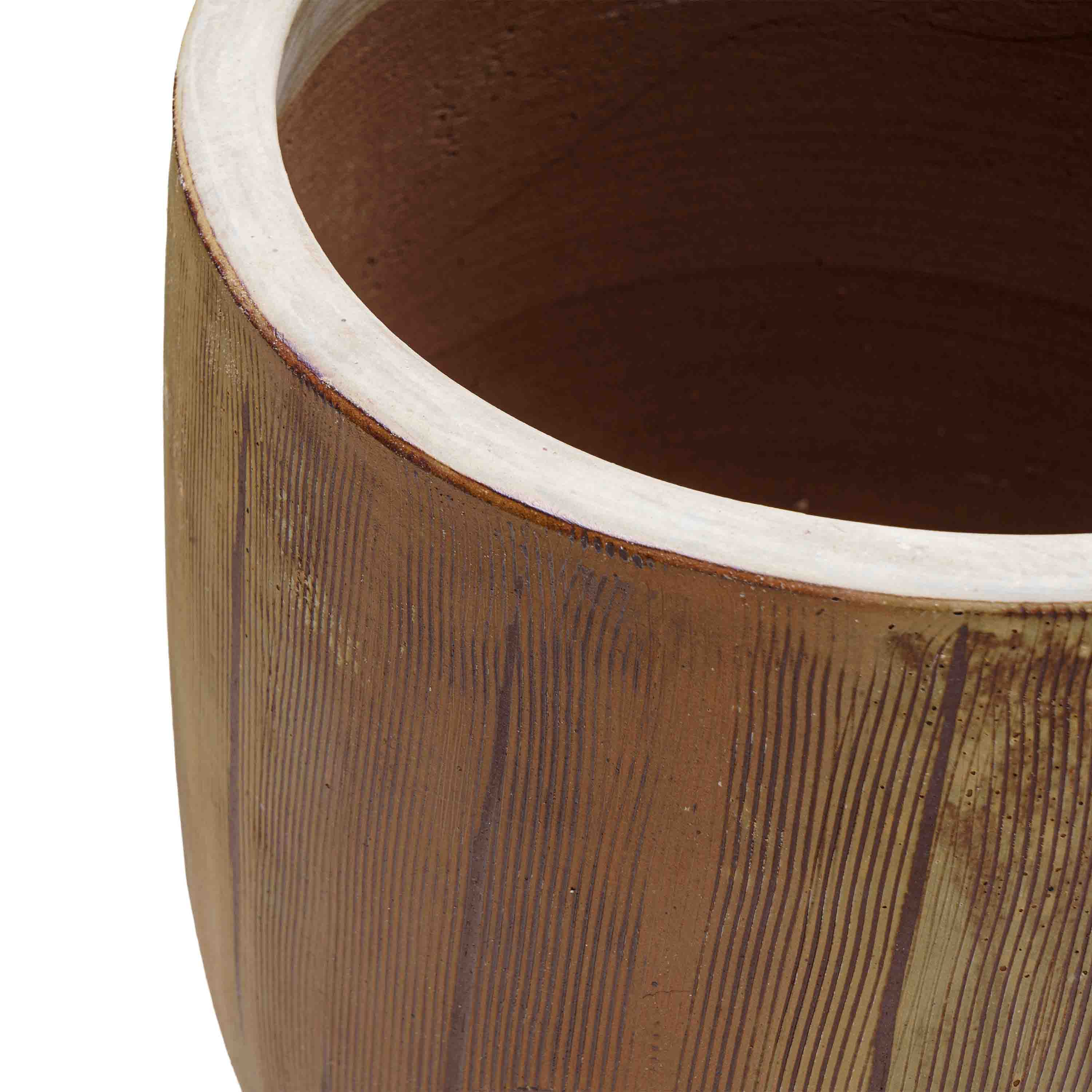 Brown Antique Ceramic Pot