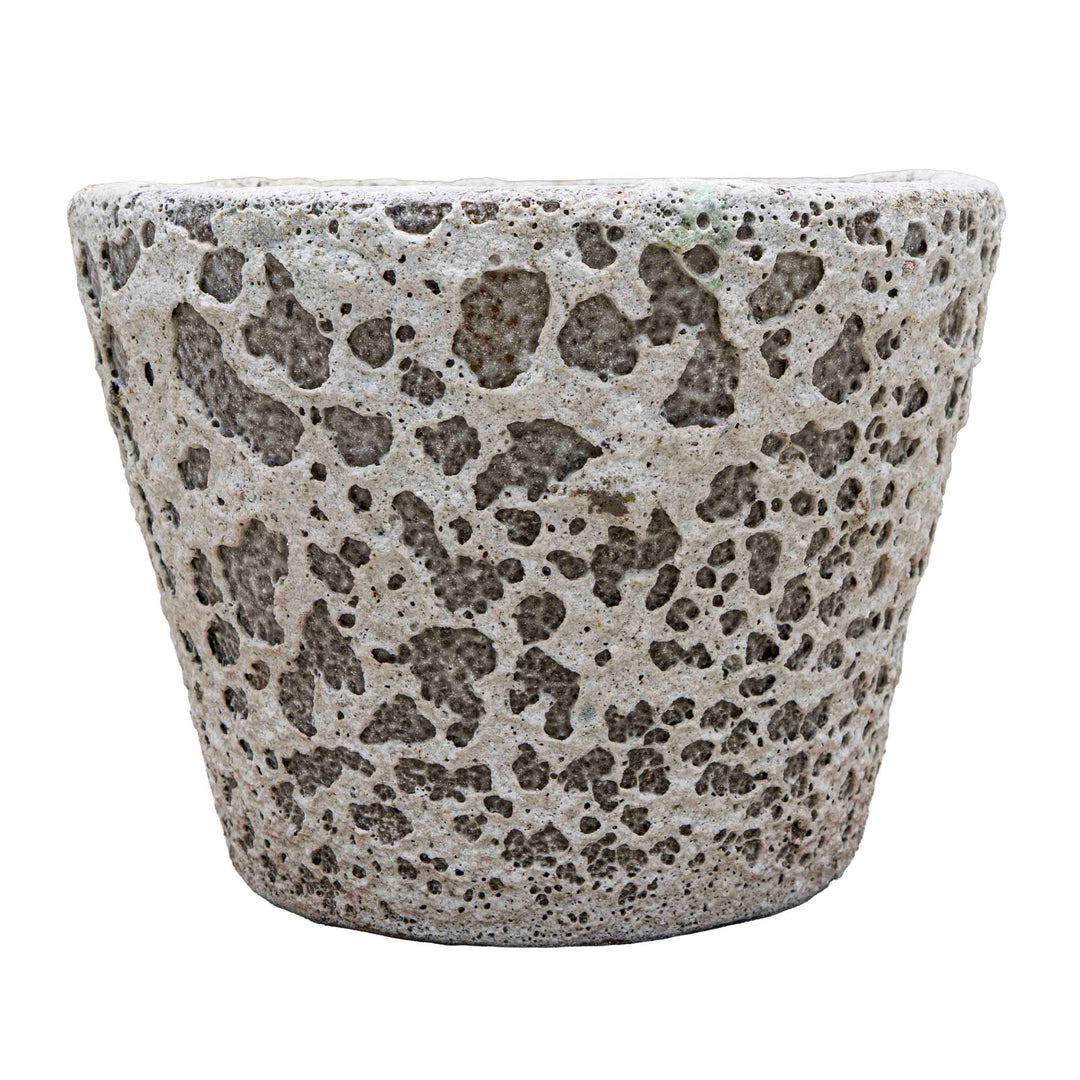 Textured White ceramic Pot