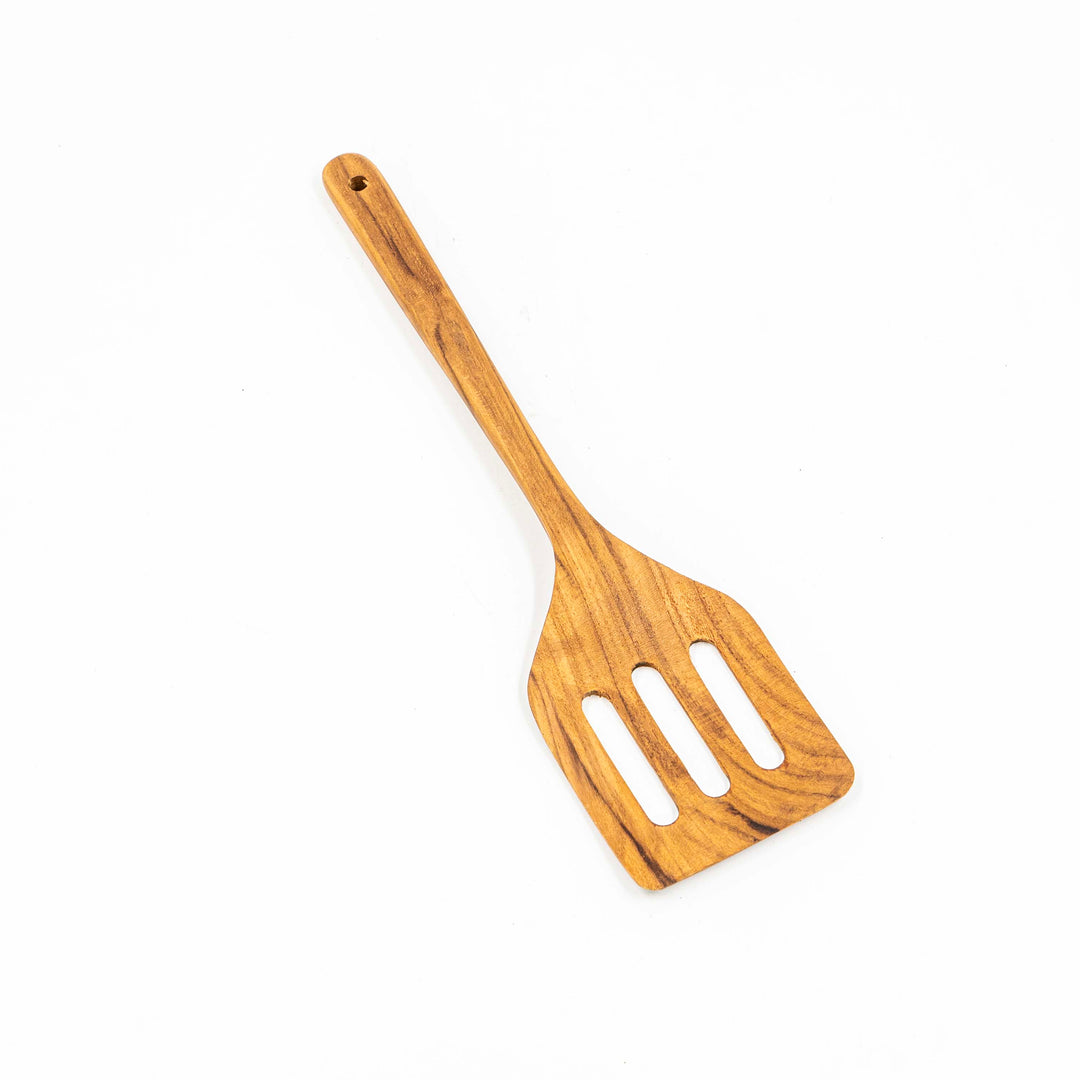 Yarah Teak Wood Slotted Turner Spatula