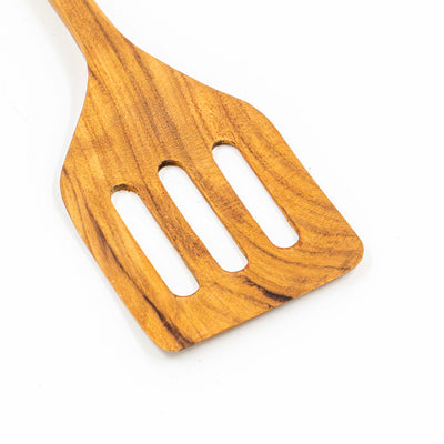 Yarah Teak Wood Slotted Turner Spatula