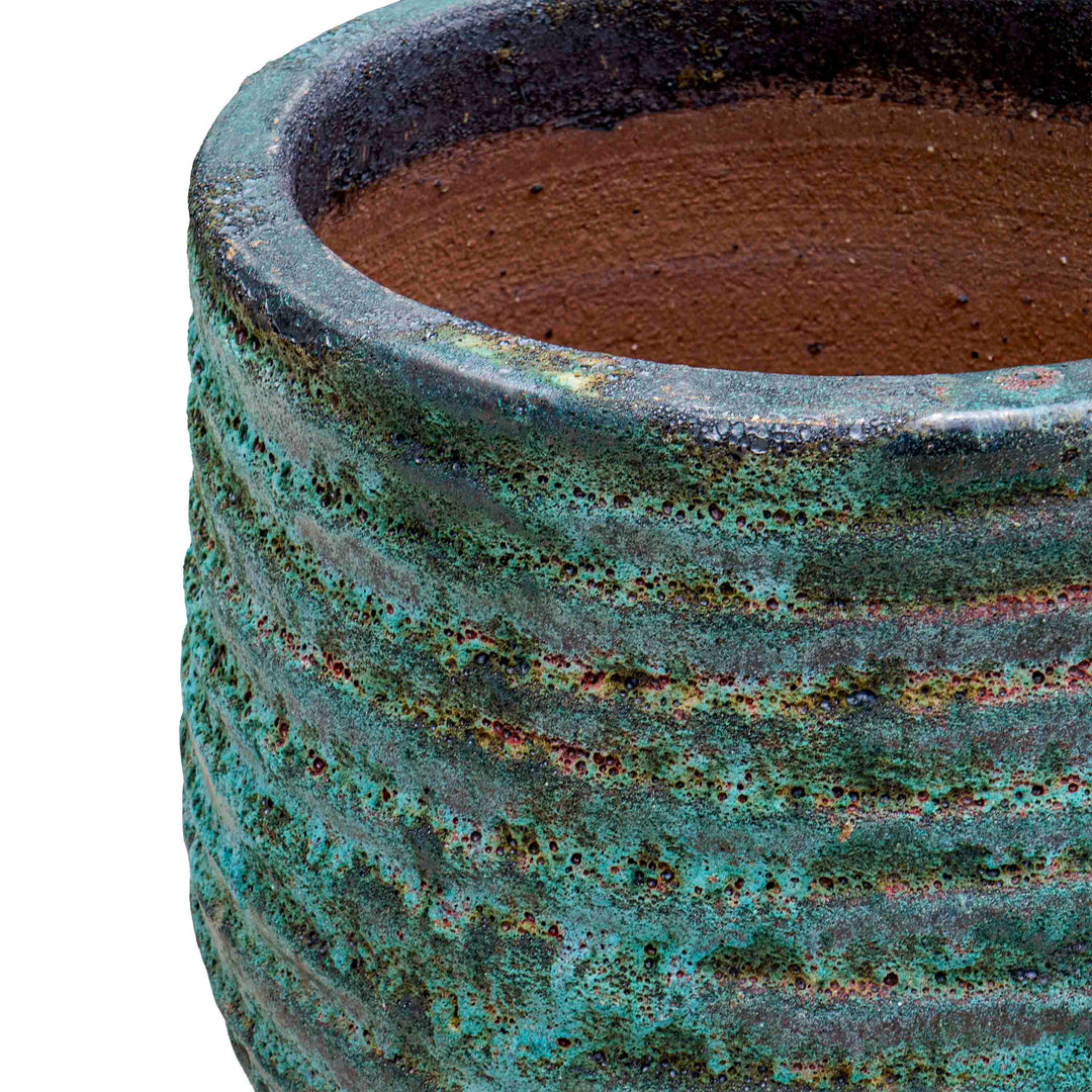 Ribcrest Ceramic Pot