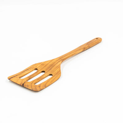 Yarah Teak Wood Slotted Turner Spatula