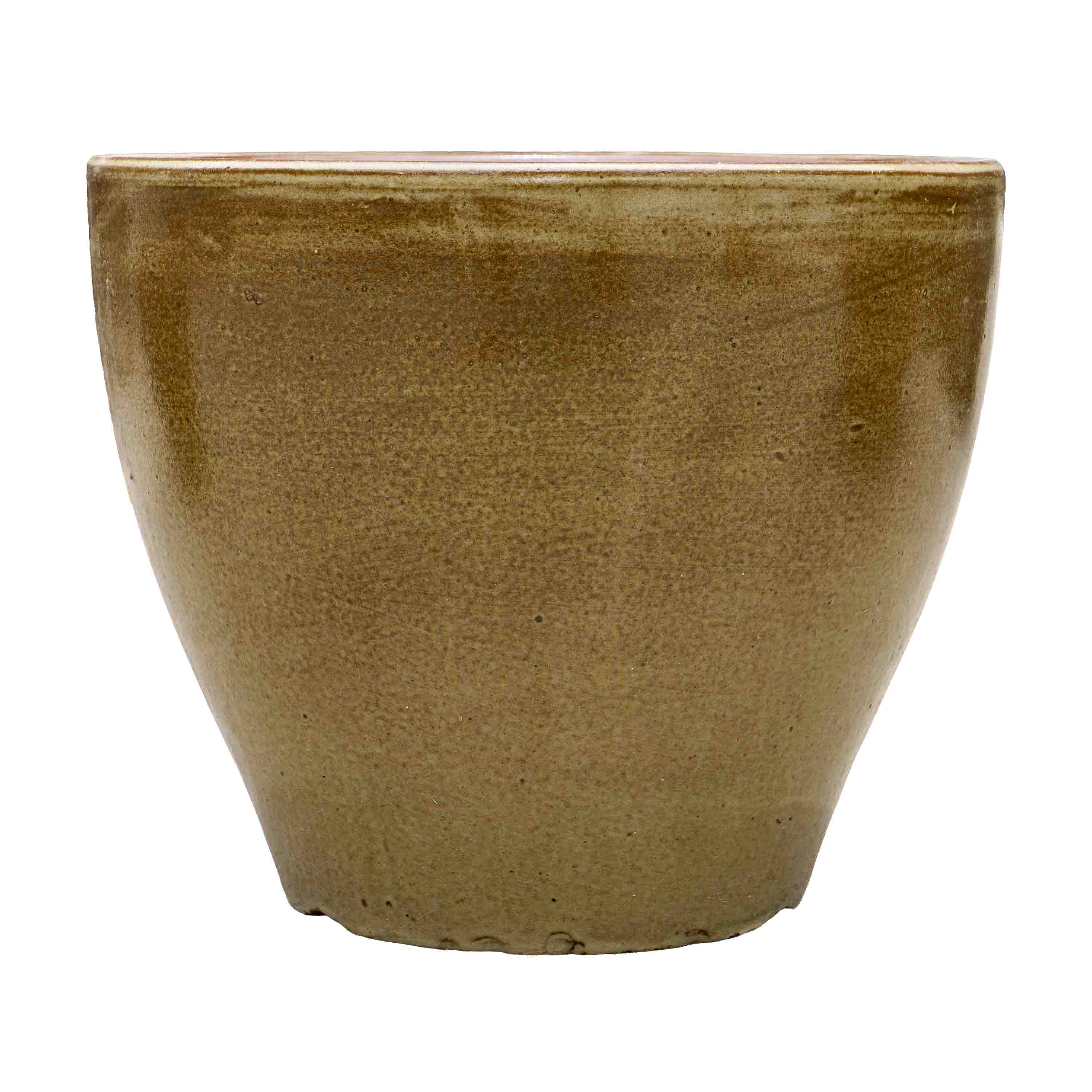 Olive green Ceramic Pot
