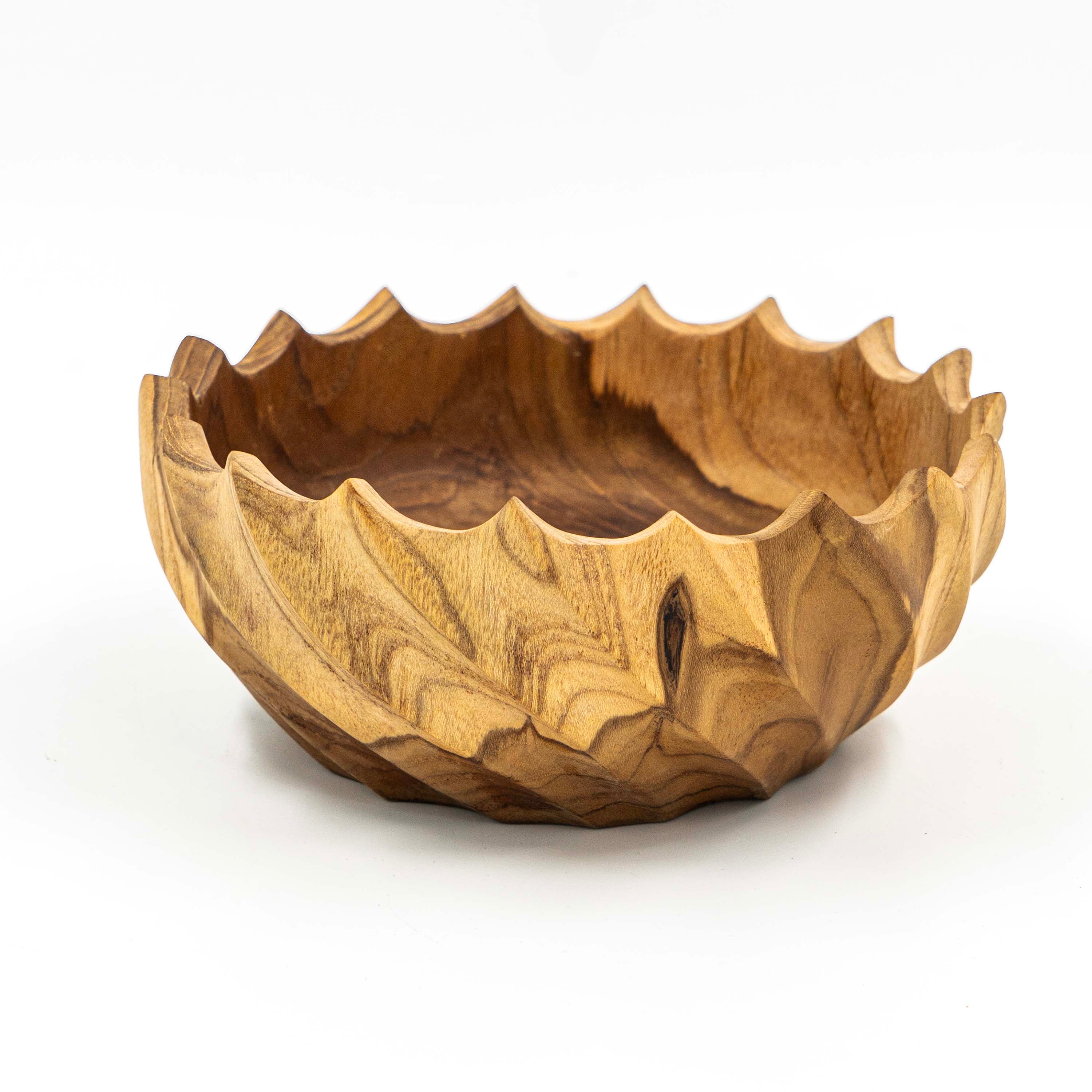 Yarah Teak Wood Fruit Bowl