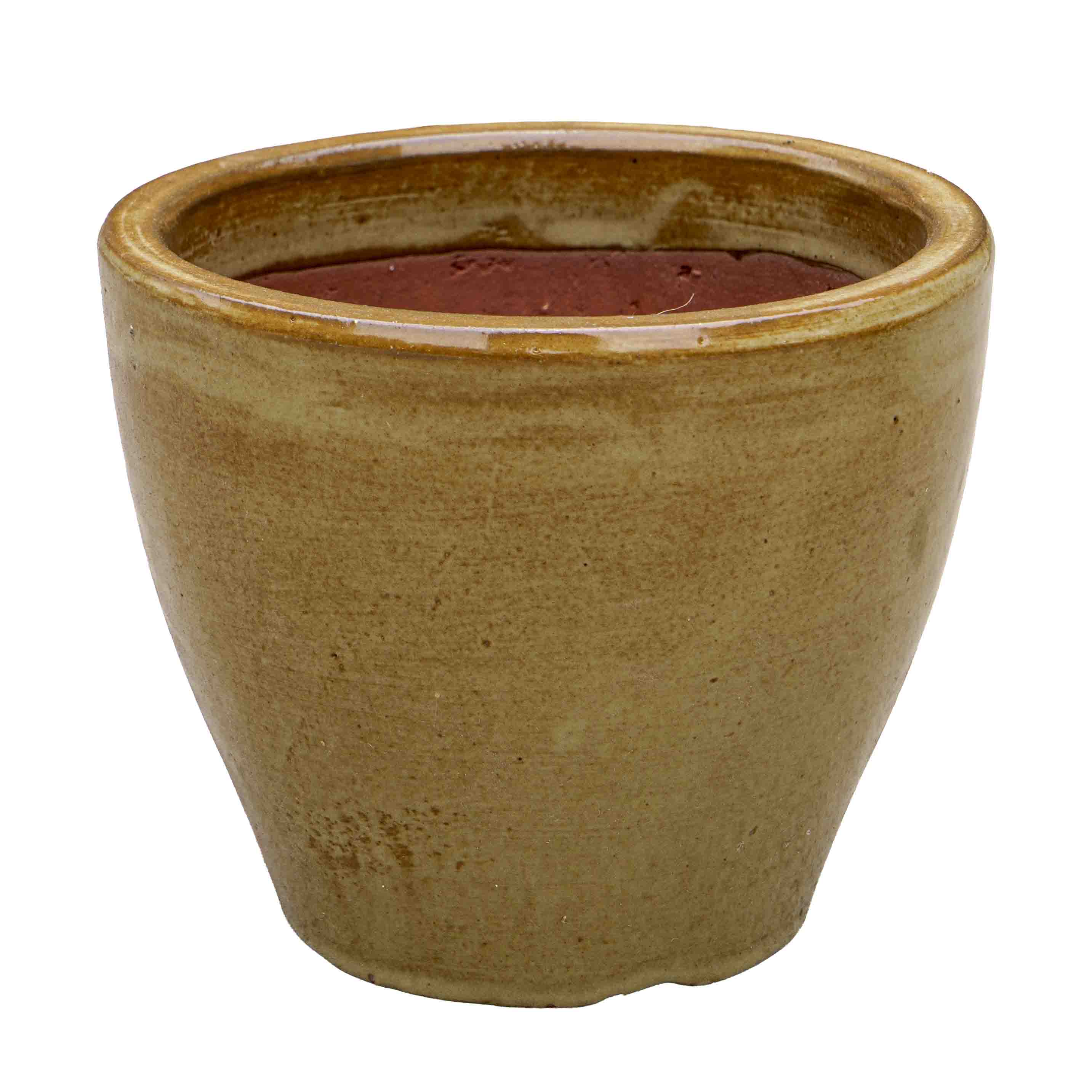 Olive green Ceramic Pot