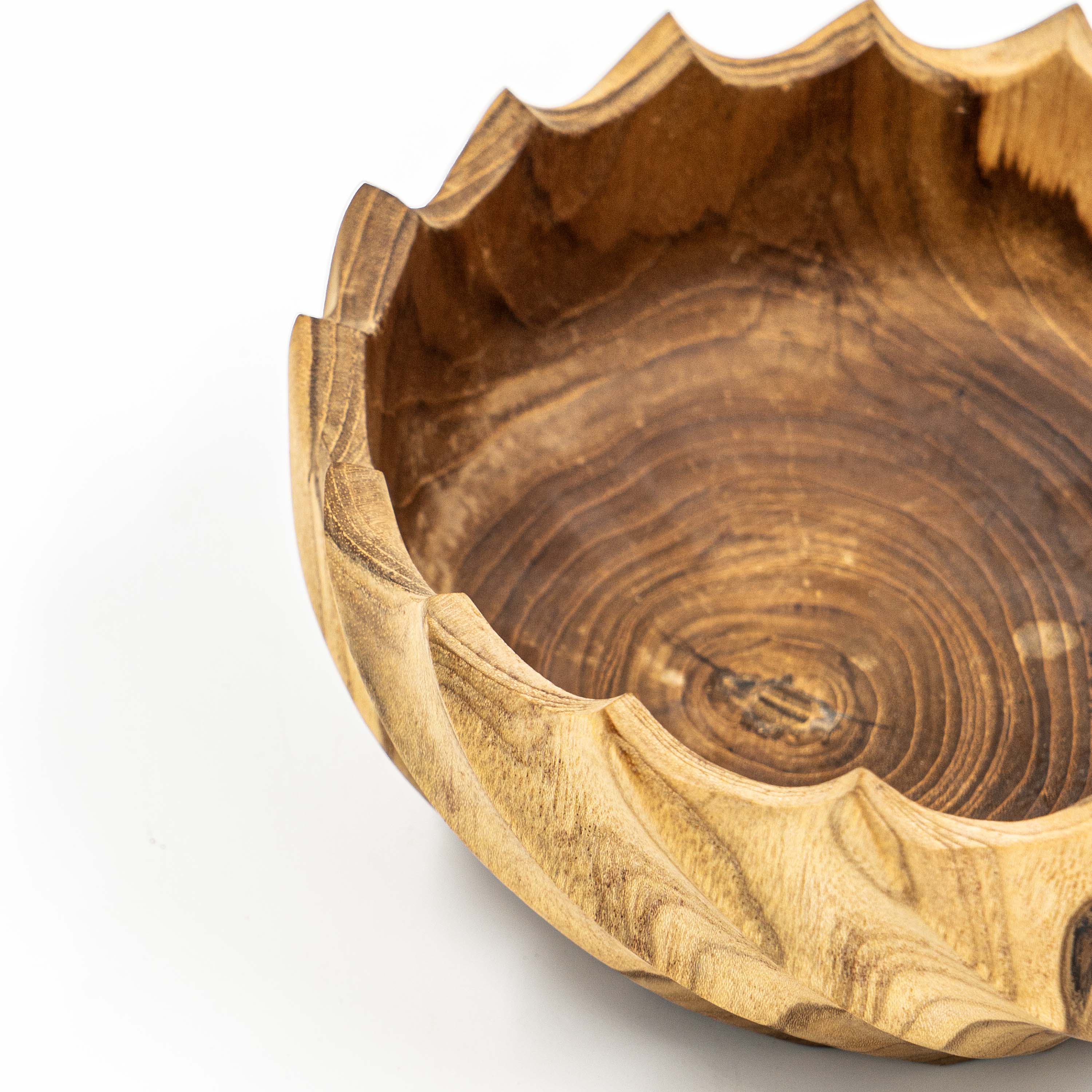 Yarah Teak Wood Fruit Bowl