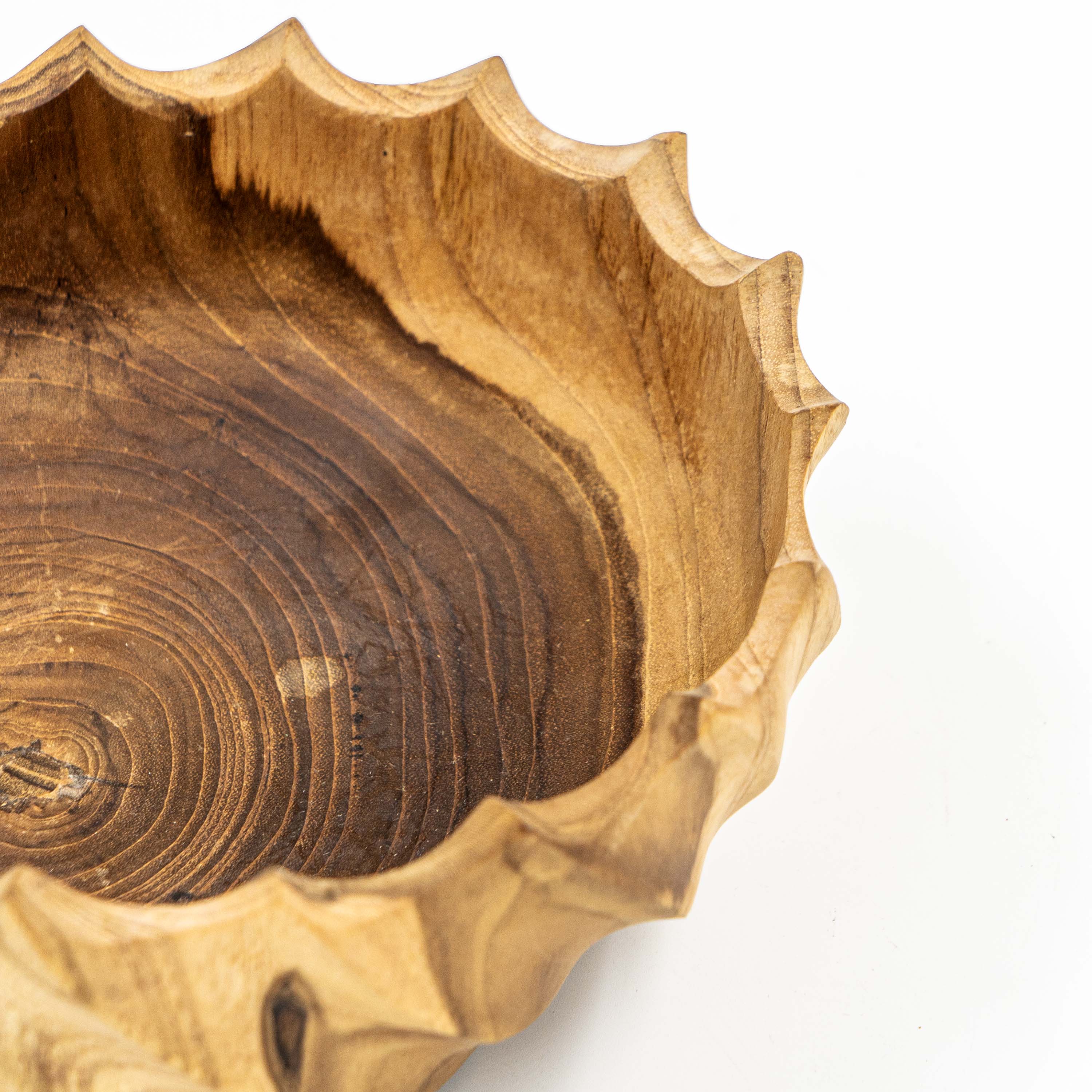 Yarah Teak Wood Fruit Bowl