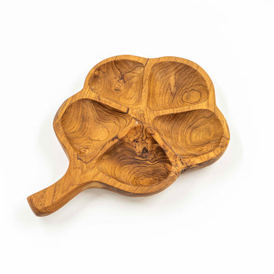 Yarah Teak Wood Condiment Tray