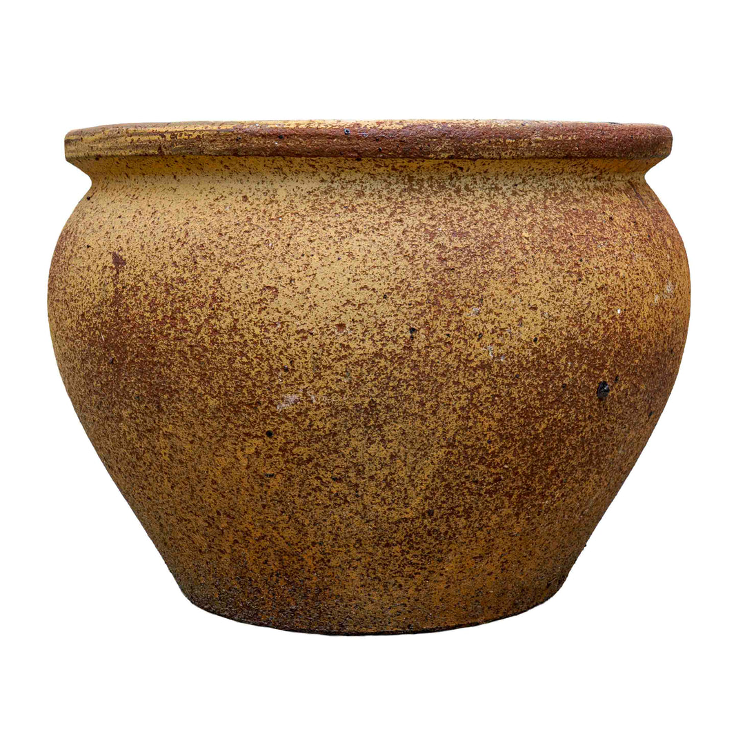 Raw Brown Ceramic Pot