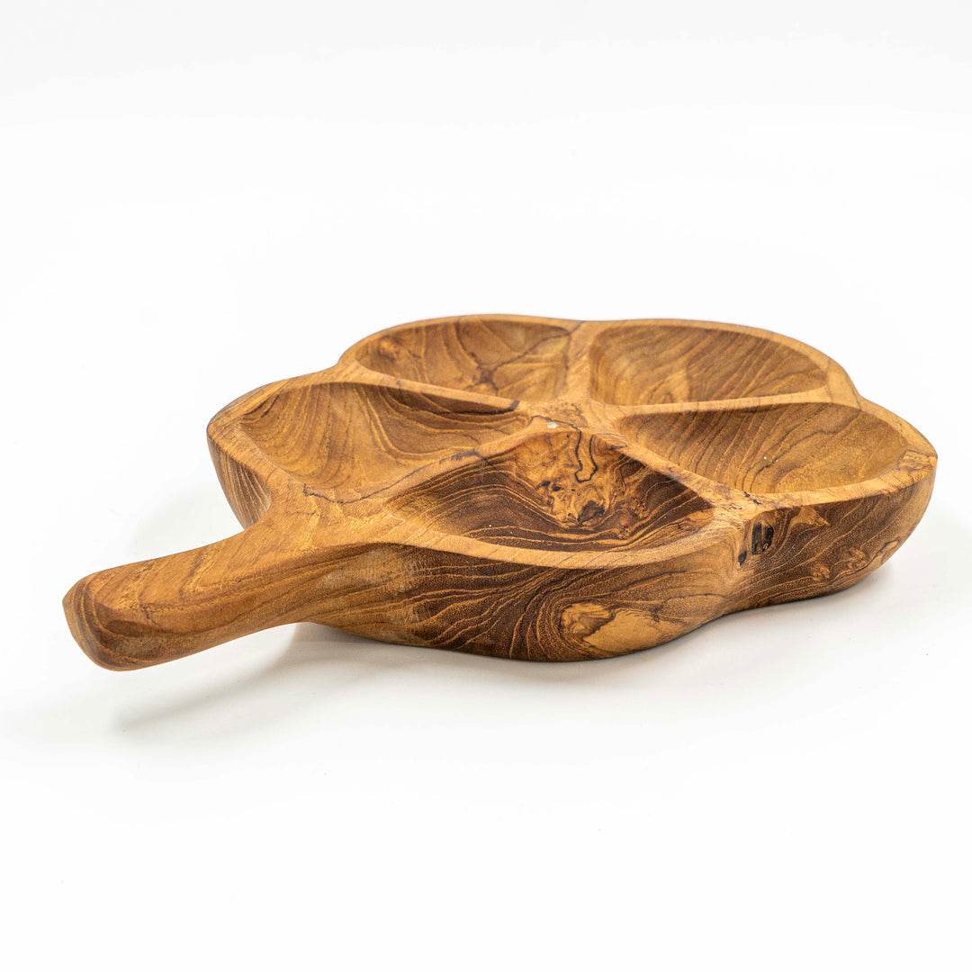 Yarah Teak Wood Condiment Tray