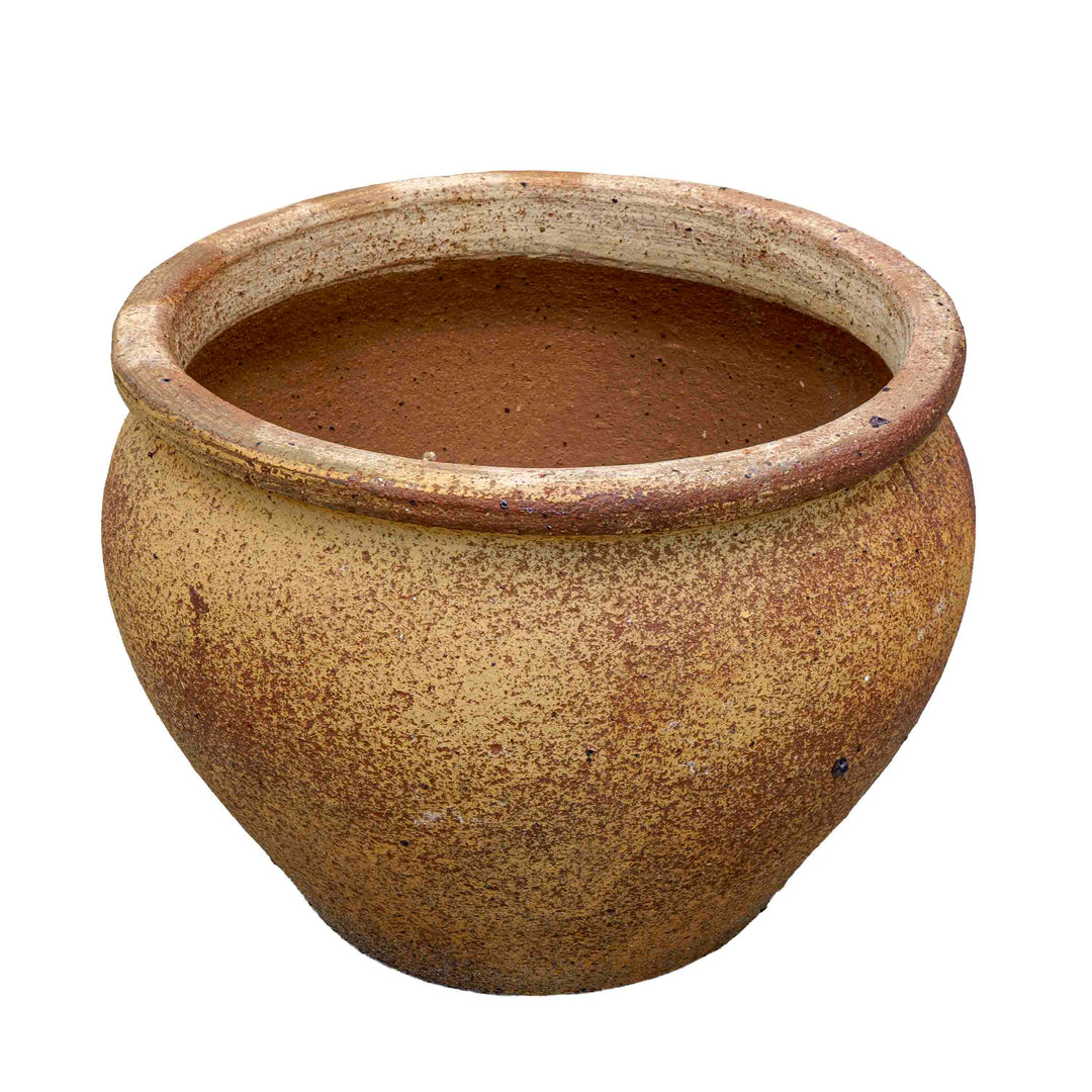 Raw Brown Ceramic Pot