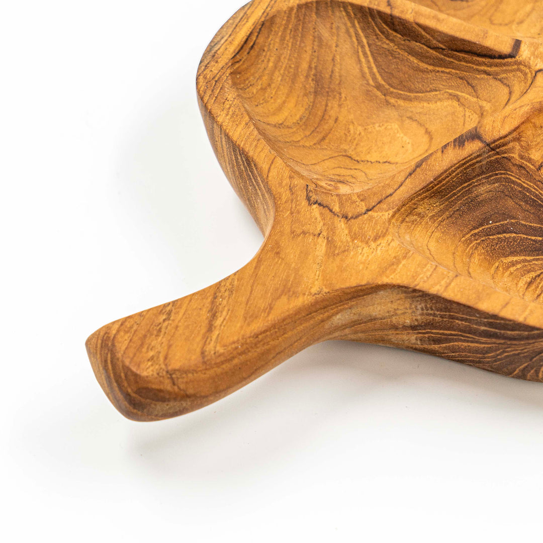 Yarah Teak Wood Condiment Tray