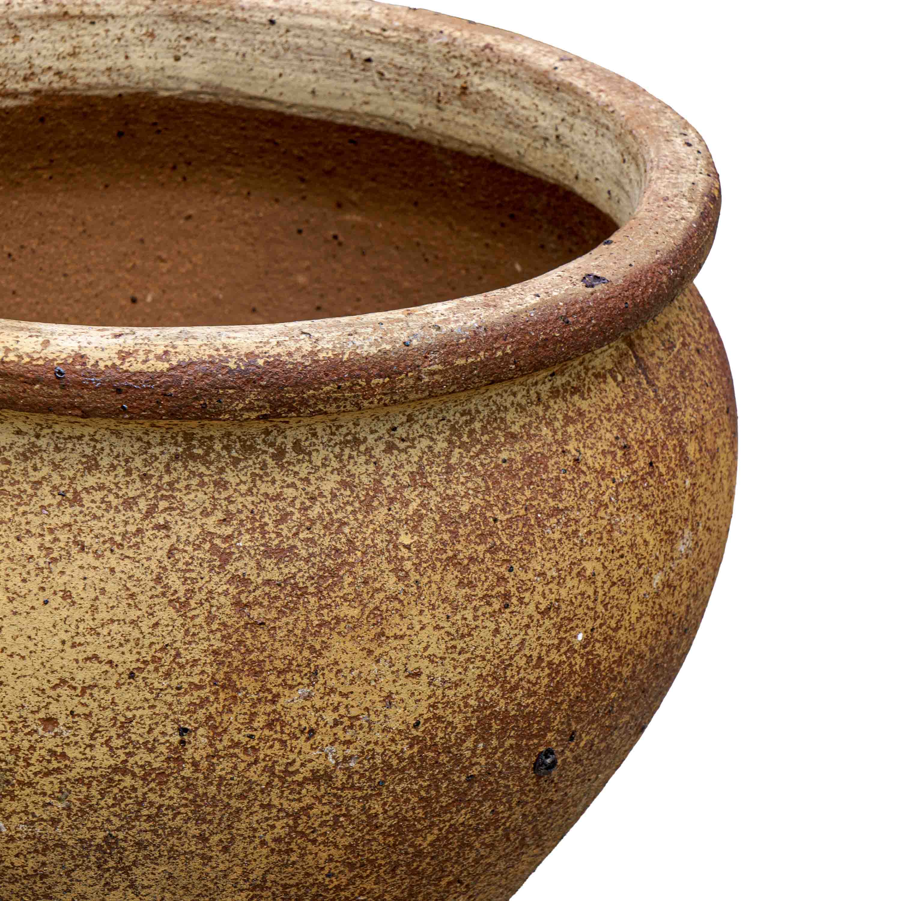 Raw Brown Ceramic Pot