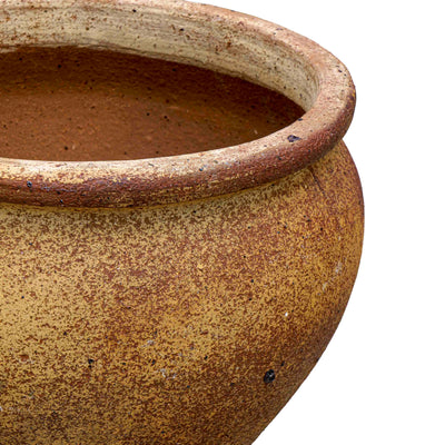 Raw Brown Ceramic Pot