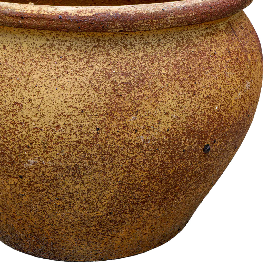 Raw Brown Ceramic Pot