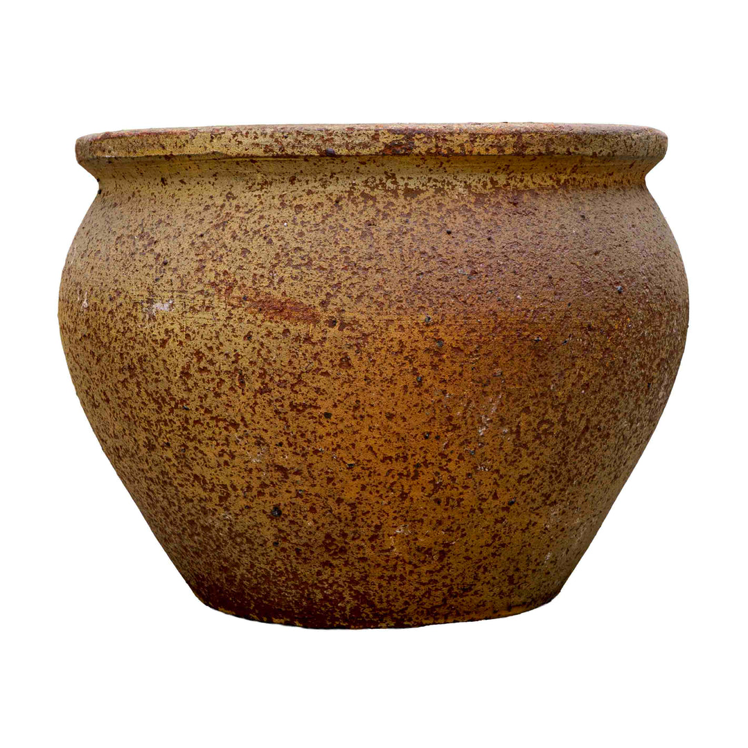 Raw Brown Ceramic Pot