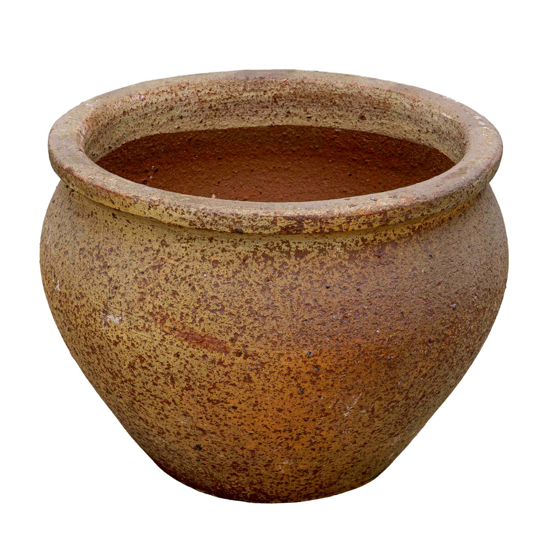 Raw Brown Ceramic Pot