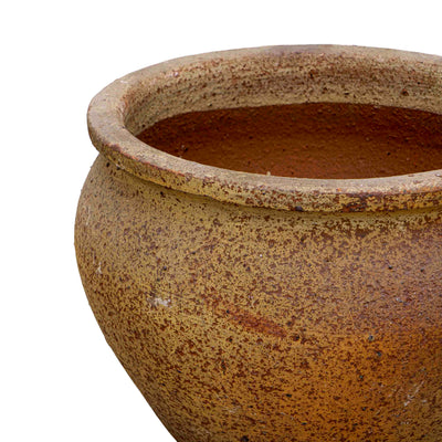 Raw Brown Ceramic Pot