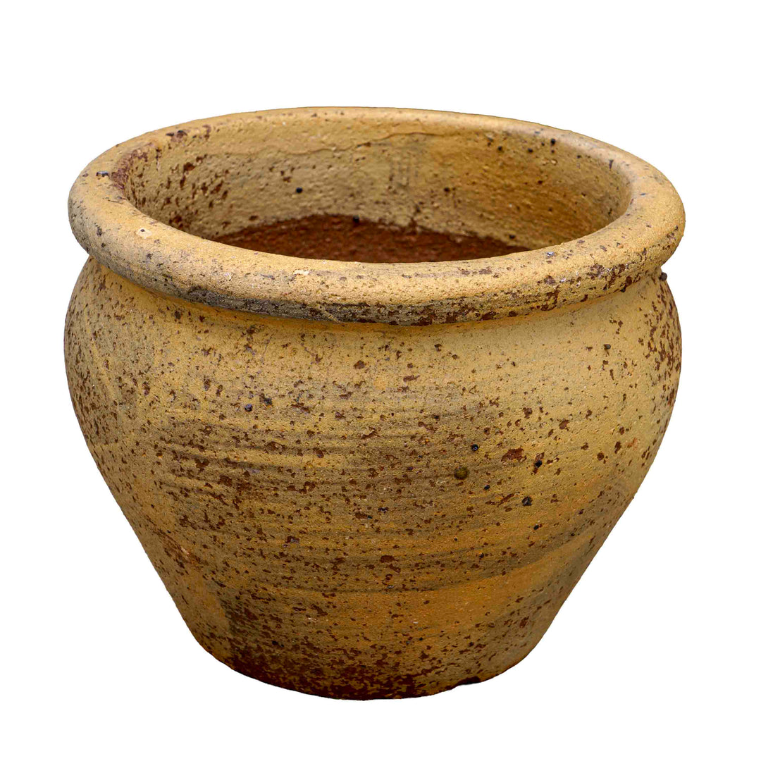 Raw Brown Ceramic Pot