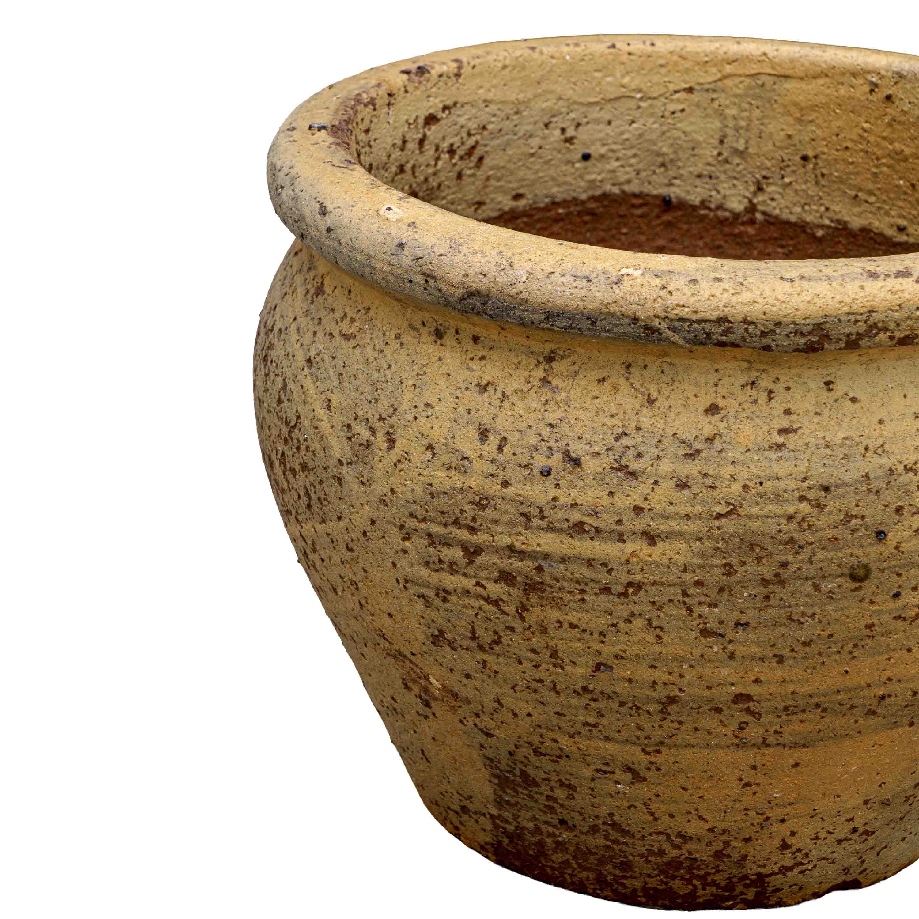 Raw Brown Ceramic Pot