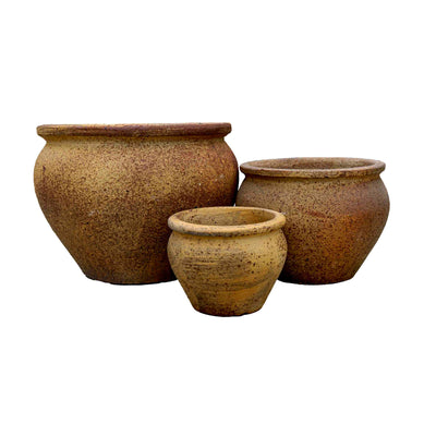 Raw Brown Ceramic Pot