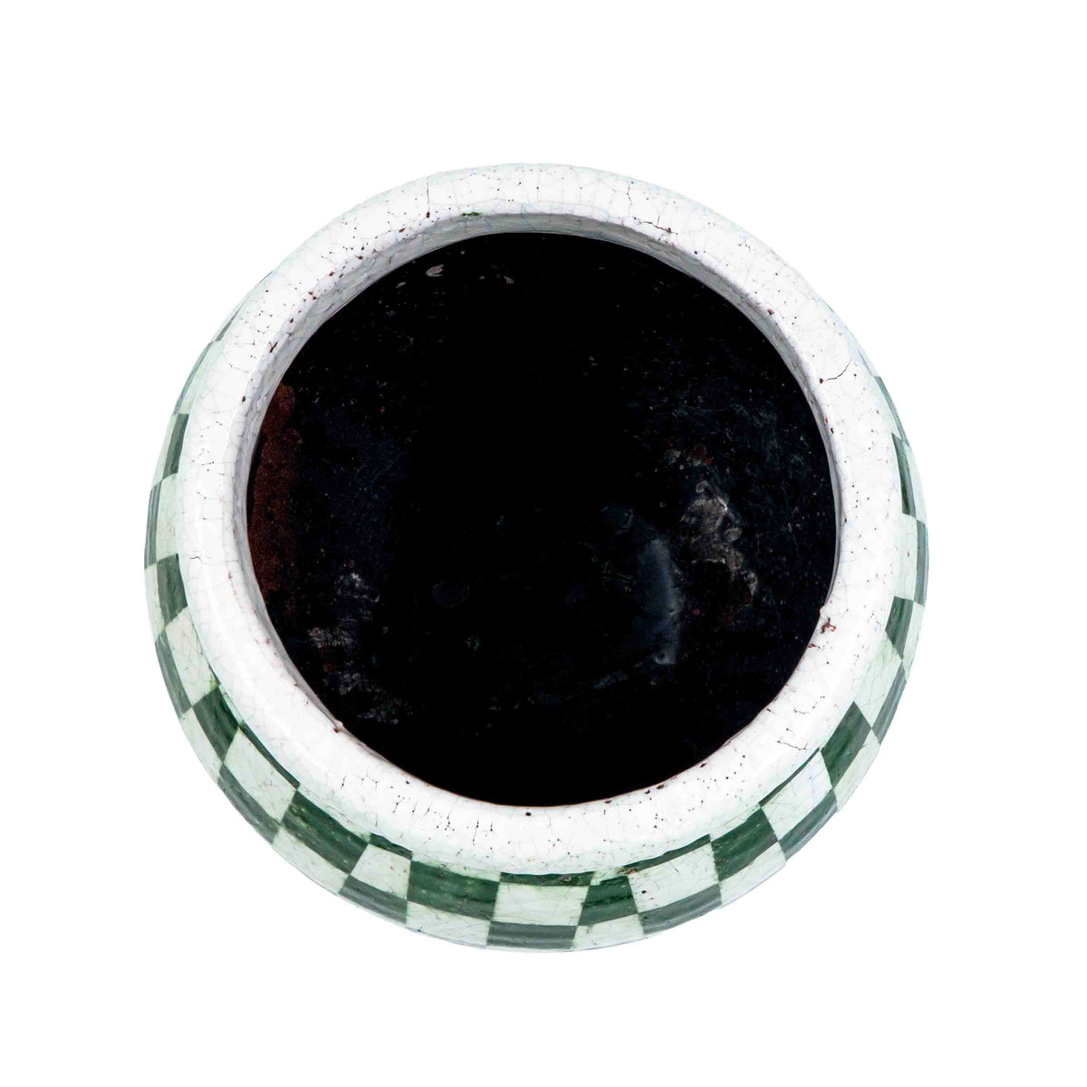 Holly Checkered Vase