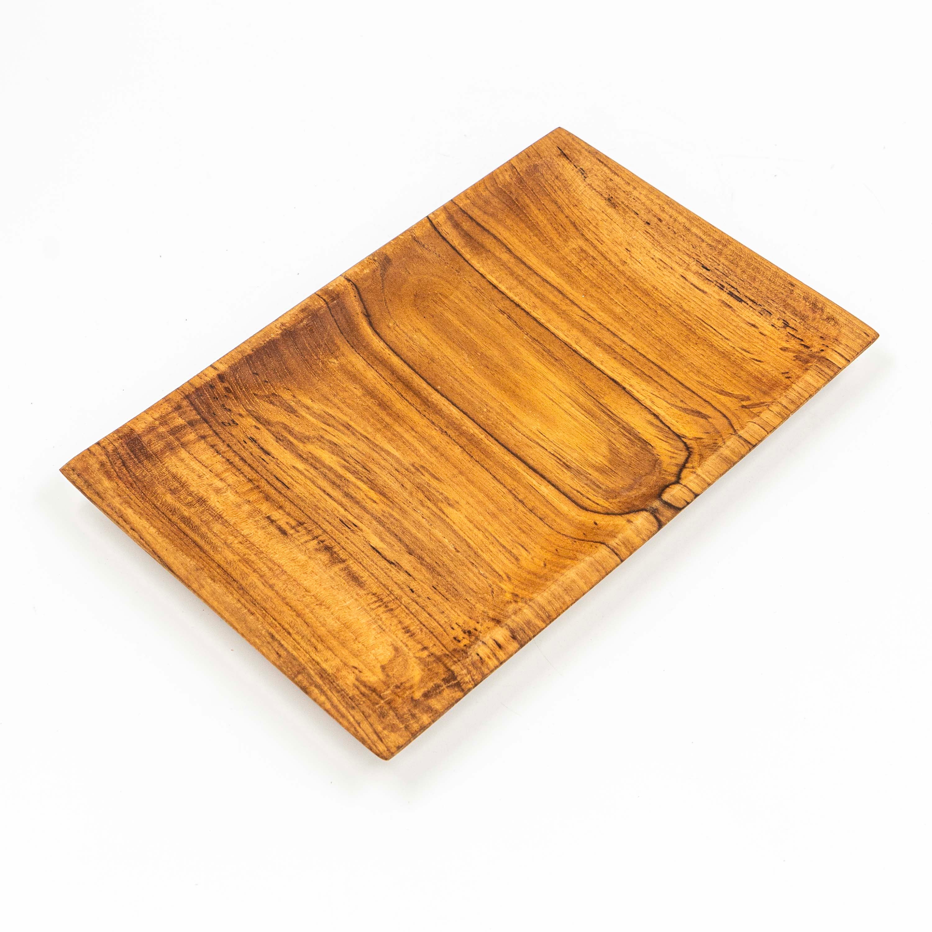 Yarah Teak Wood Square Platter
