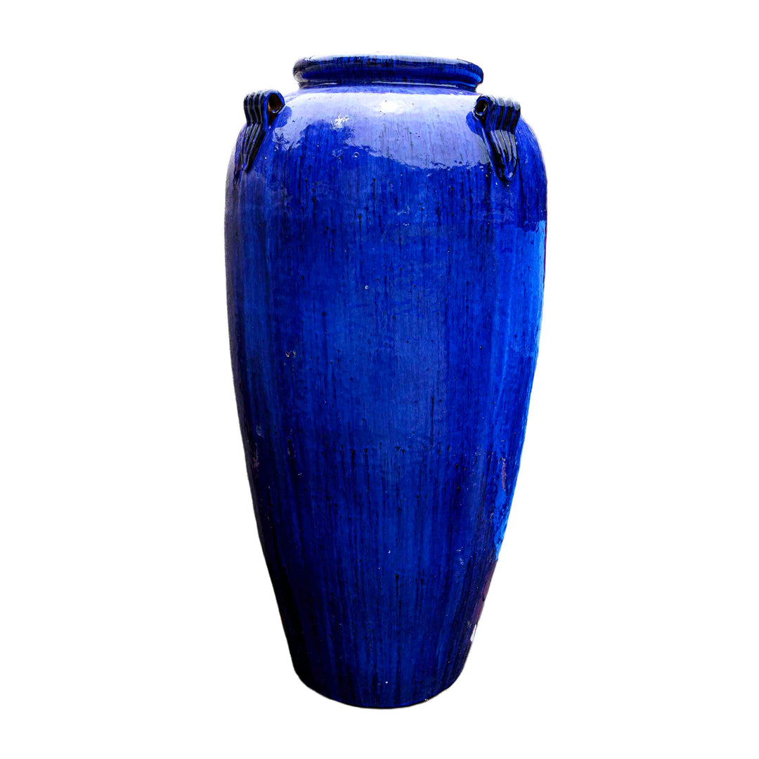 Royal Blue Glazed Ceramic Pot