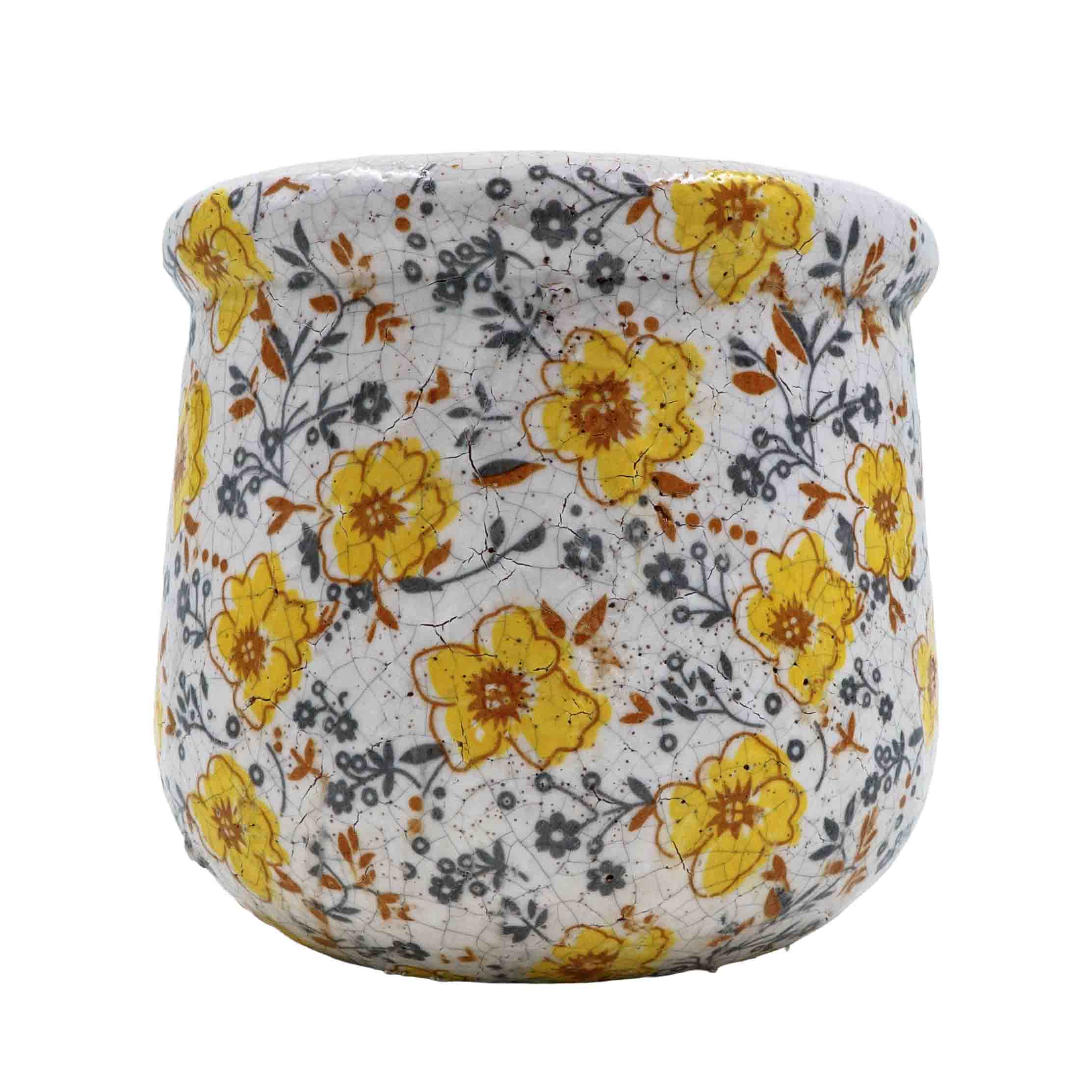 Holly Daffodil Pot