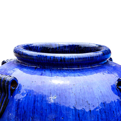 Royal Blue Glazed Ceramic Pot