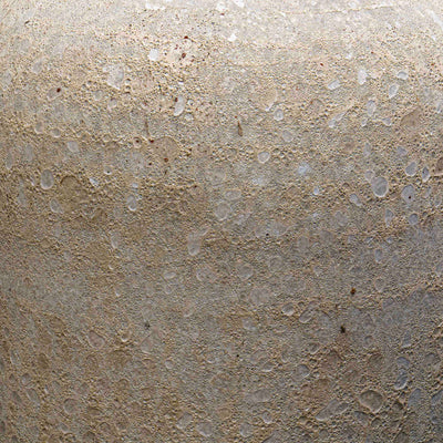 Beige Textured Ceramic Pot