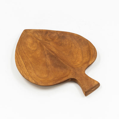 Yarah Teak Wood Heart Shaped Platter